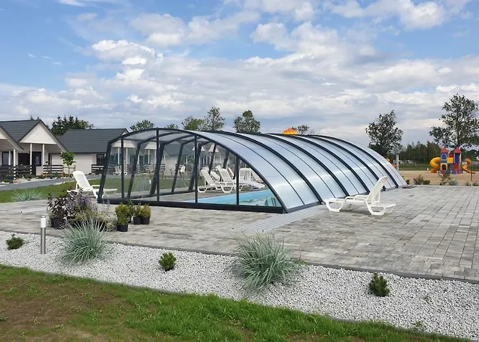 بيت خشبي Letniskowe Biala Perla